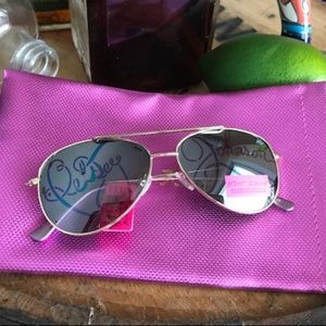BETSEY JOHNSON Gold Signature UV Sunglasses 3